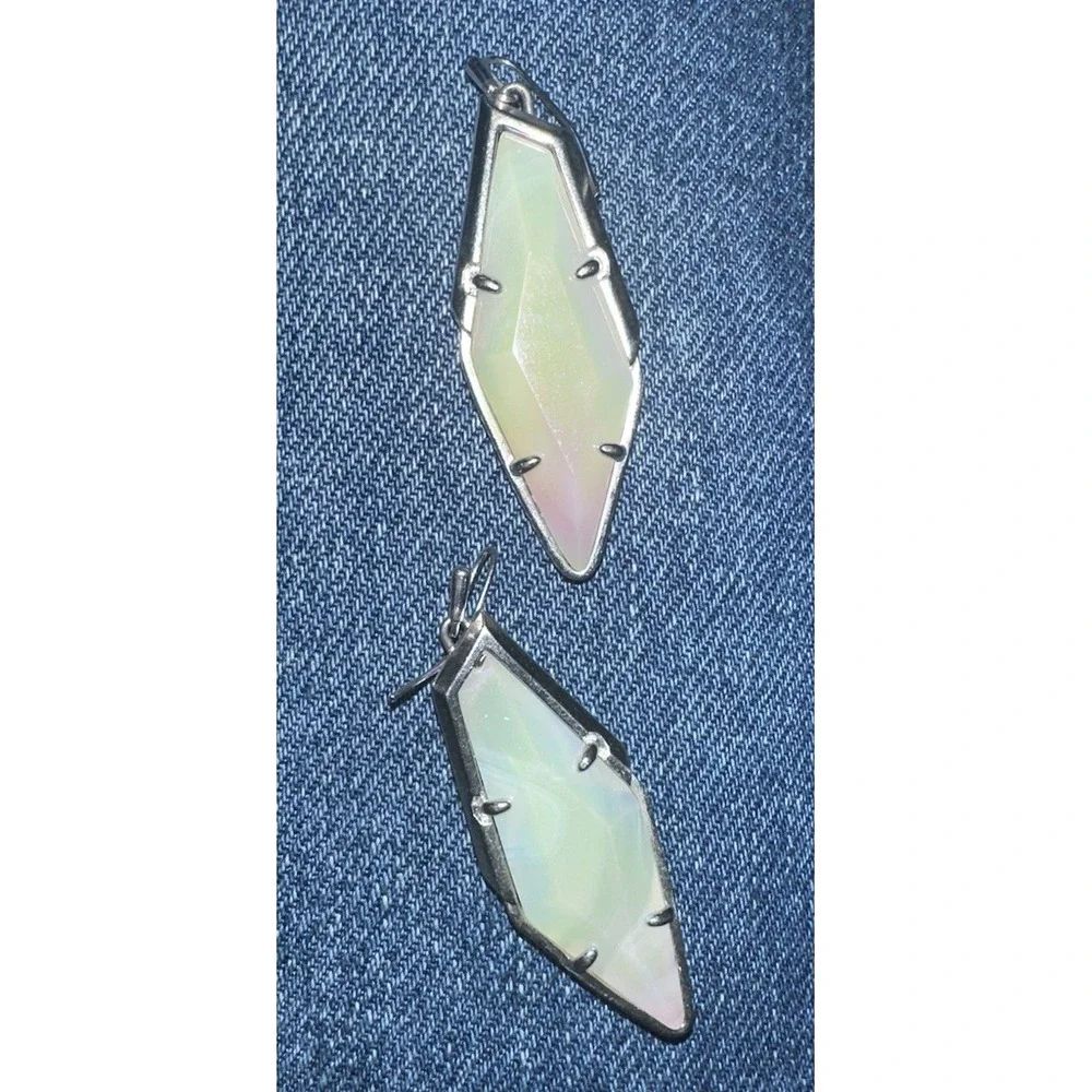 Kendra Scott‎ Bexley Drop Earrings Iridescent White